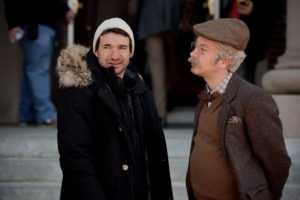 Director Bart Layton with Barry Keoghan as Spencer -photo by Wilson Webb