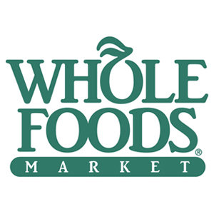 white logo with Whole Foods Market in green