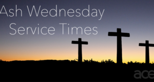 Ash Wednesday Service Times