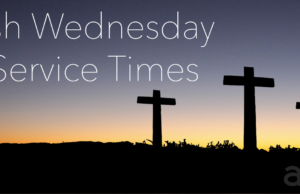 Ash Wednesday Service Times