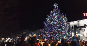 Christmas Tree Lighting in Down town Lexington
