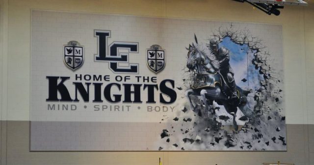 logo that says Lexington Catholic Knights