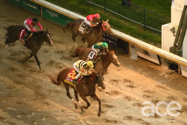 Kentucky Derby: horse race with a sloppy track