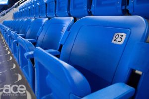 Rupp Arena: blue seats with numbers