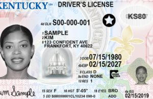 Sample Kentucky Real ID